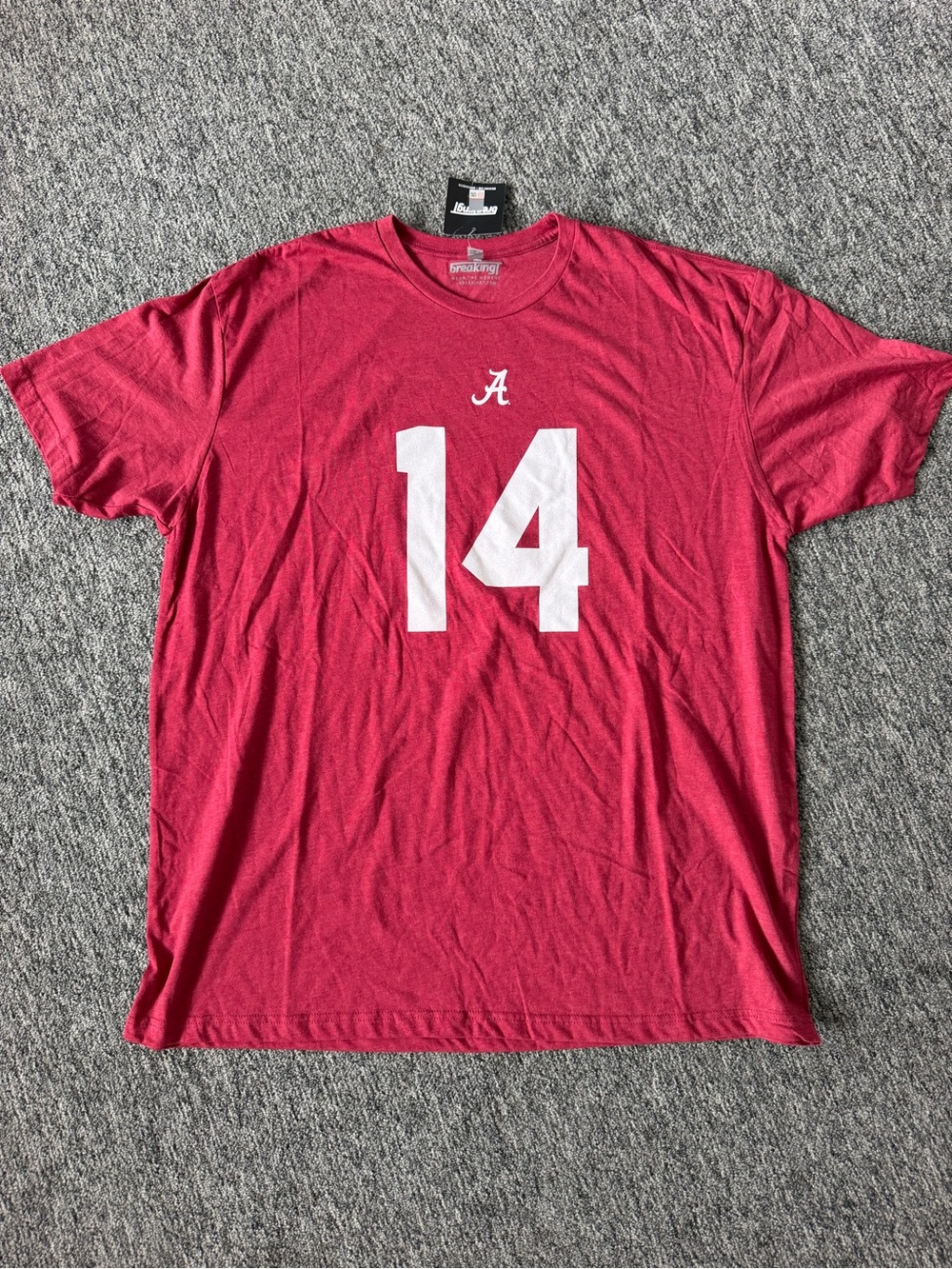 Alabama Crimson Red #14 Graphic Men’s T-Shirt